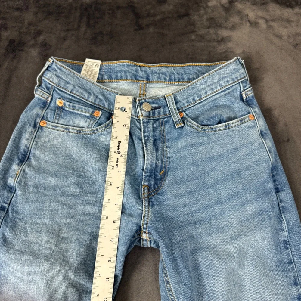 Levi's 514 Straight Leg Jeans Mens 28x30 Light Wash Denim 00514-1593